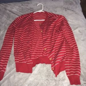 Red cardigan❤️🎈🛑